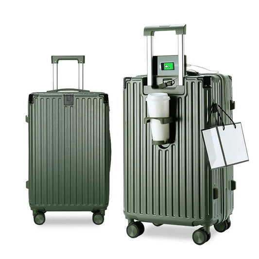 KTX-999187 Lightweight Wheeled Luggage Set - 3-Piece Soft Carry-On Suitcase Collection