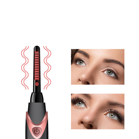 KTX-191699 Electric Heated Mascara Curler - USB Rechargeable, Adjustable Temperature, Natural Curling, Compact Design