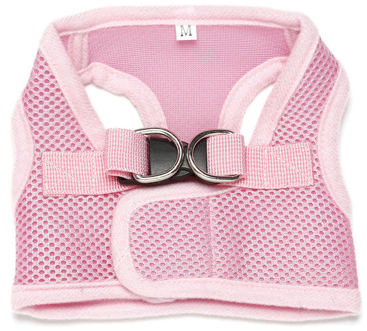 JMT-832586 Breathable Mesh Dog Vest Harness with Retractable Traction Rope and Safety Handle