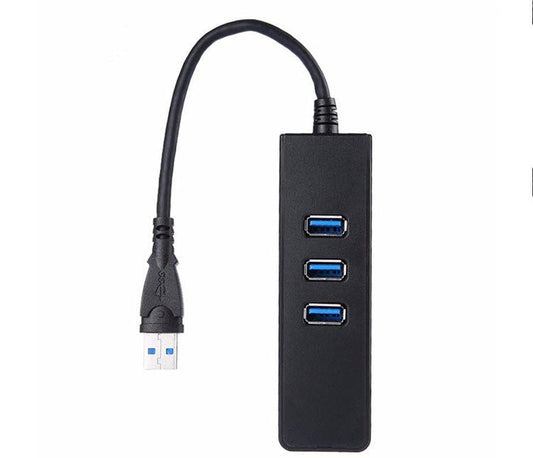 KTX-920275 USB 3.0 Gigabit Ethernet Hub with LED Indicators, Model xjx-qz3.0u, 10/100/1000 Mbps Transmission Rate
