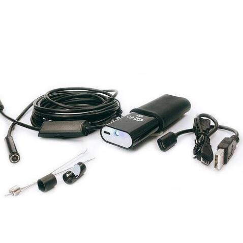 KTX-611091 WiFi Endoscope Camera with 8mm Lens, 2MP CMOS, 30FPS, IP67 Waterproof, Compatible with Android/iPhone