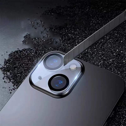 KTX-040851 3D Tempered Glass Lens Protection Film for iPhone Models - HD, Explosion-Proof, Anti-Fingerprint