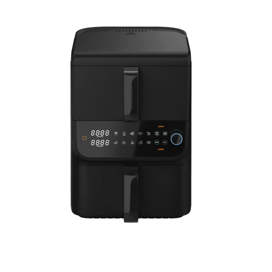 KTX-827475 Dual Core 11L Electric Air Fryer with Smart Control and Stainless Steel Design