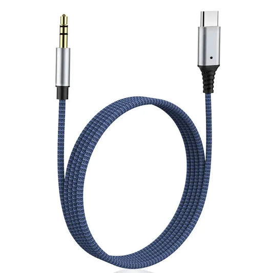 KTX-899091 Type-C to 3.5mm Audio Aux Cable for Earphones - Reliable and Durable Connection