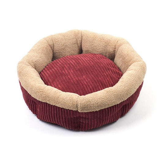 JMT-892042 Velvet Octagonal Pet Nest with Soft Cotton Lining