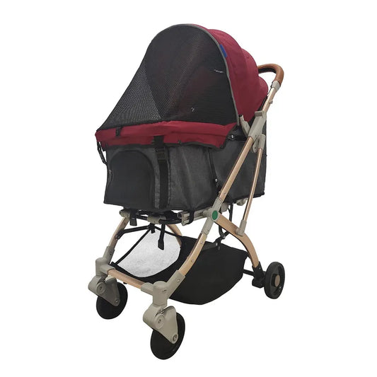 JMT-904202 Compact and Breathable Foldable Portable Dog Stroller for Travel