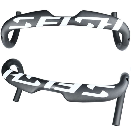 KTX-751507 Carbon Fiber Road Bike Bent Handlebar - 380/400/420/440mm Options for Enhanced Performance