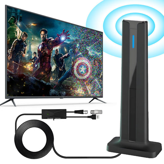 KTX-144211 Indoor HD Digital Television Antenna with Ground Receiver, Compact and Easy to Install