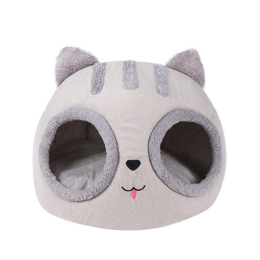 JMT-957578 Cozy Winter Pet Dog Bed and Cat House Sleeping Bag in Cartoon Design for Cats and Puppies