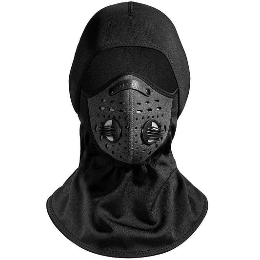 KTX-MKW-104 Touring Winter Motorcycle Balaclava - Black