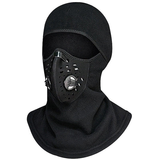 KTX-MKW-119 Touring Winter Motorcycle Balaclava - Black