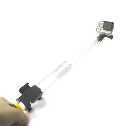 KTX-002323 Transparent Selfie Stick for GoPro with Diving Buoyancy Rod and Special Adapter