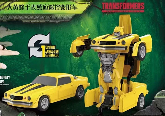 Transforming Remote Control Robot Car with One Button Deformation for Kids