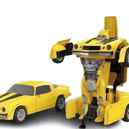 Transforming Remote Control Robot Car with One Button Deformation for Kids
