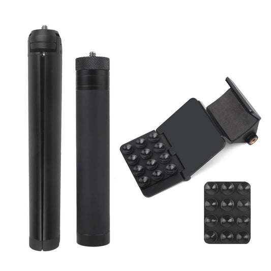 KTX-008915 Folding Suction Cup Phone Holder with Tripod and Extension Rod