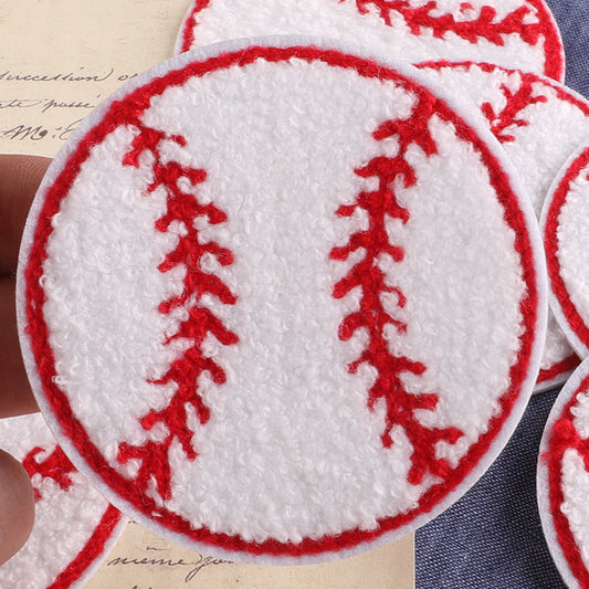 KTX-018835 Towel Embroidery Circular Cloth Label for Crafting and Home Decor