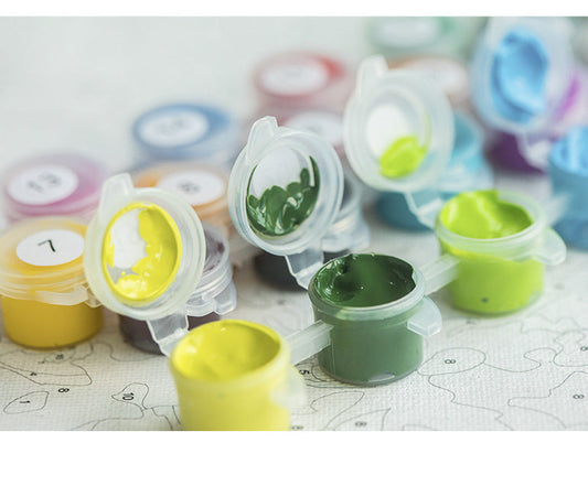 KTX-038163 Digital Oil Painting on Linen – Frameless Landscape Artwork 40x50CM