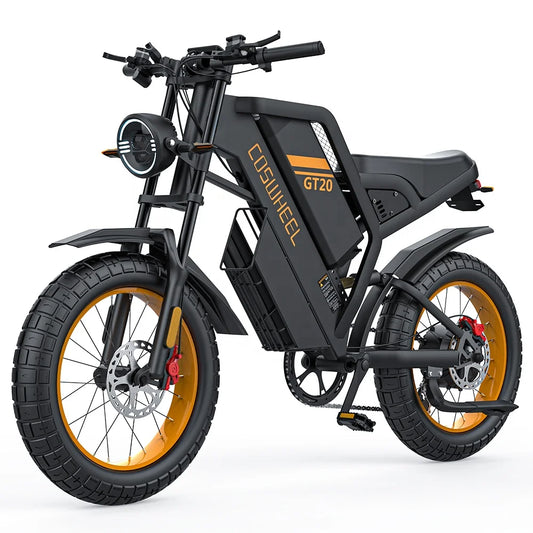 KTX-041171 1500W Electric Mountain Bike with 48V Battery and Double Suspension System, Max Speed 60km/h, Fat Tire Design
