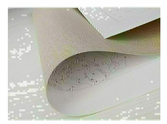 KTX-042771 Custom Digital Oil Painting on Linen – Modern and Simple Art Piece, Unframed Character Design