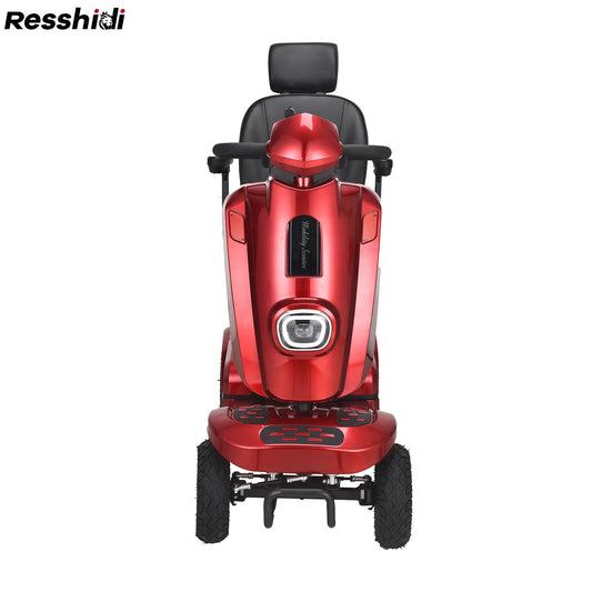 KTX-071955 Foldable 400W Four-Wheel Electric Mobility Scooter with 20km Range and 180kg Load Capacity