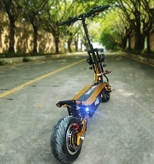 KTX-096147 Powerful 5000W Dual Motor Electric Scooter, 80km/h Max Speed, 60V Battery, 11-inch Tires, Foldable Design