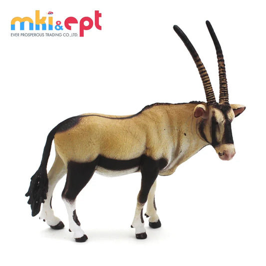 KTX-096787 Miniature Oryx Wild Animal Model for Kids - Collectible Toy, 6.9 x 10.1 x 5.3 CM