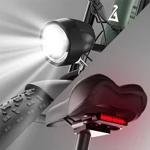 KTX-104403 52V Dual Motor 2000W Full Suspension Electric Mountain Bike with 7-Speed Gears and Hydraulic Brakes