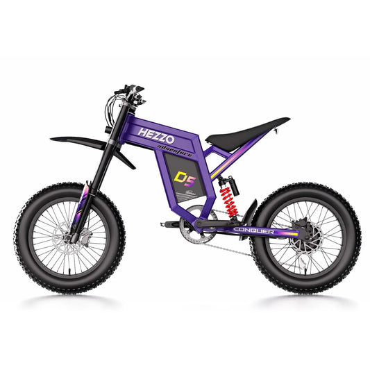 KTX-104787 60V 3000W D5Pro Electric Fat E-Bike with 30AH Battery and Off-Road Tires