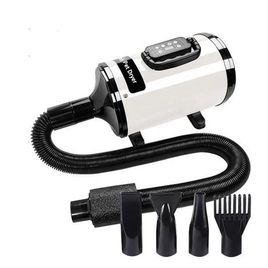 KTX-119763 Adjustable Speed Silent Pet Hair Dryer for Dogs and Cats, 220V, Multiple Colors Available