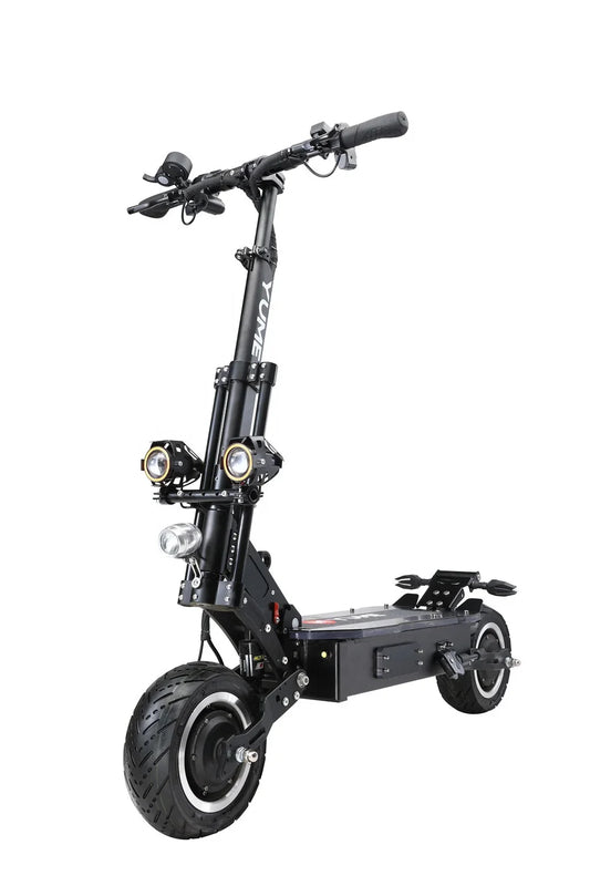 KTX-128915 High-Powered 5000W Electric Scooter with 60V Battery, Dual Motors, 11-Inch Wheels, and Foldable Design