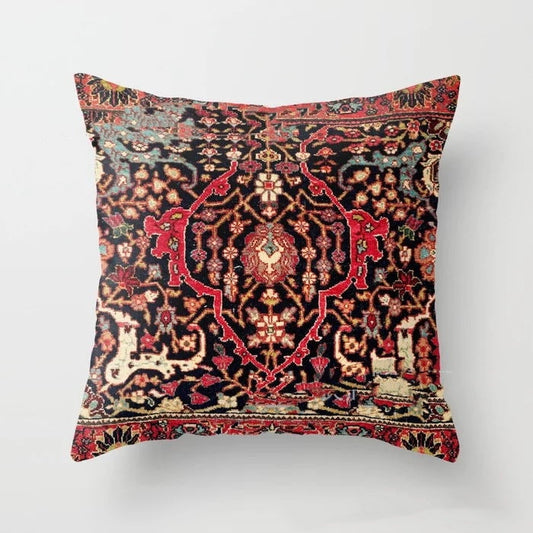 KTX-186003 Indian Bohemian Nordic Super Soft Velvet Lumbar Pillow - Multiple Sizes Available