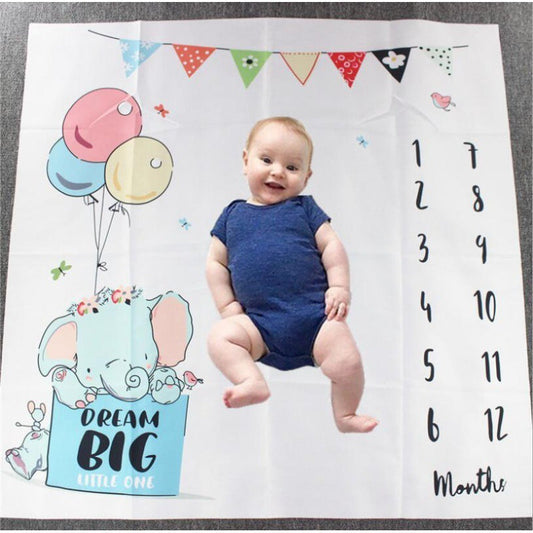 KTX-233427 Soft Baby Photo Blanket for Adorable Memories - 100 x 100 CM Photo Props