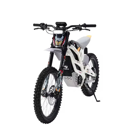 KTX-279443 Electric Dirt Bike 72V 40Ah Lithium Battery Off-Road Motorcycle Max Speed 100km/h Central Motor 19" Wheels