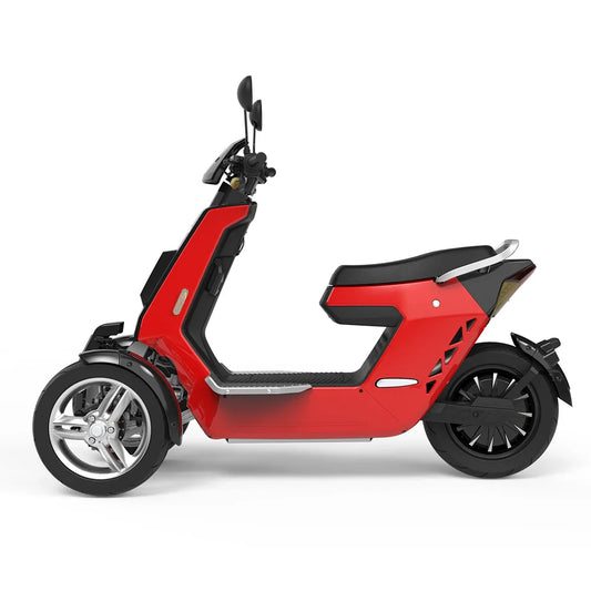 KTX-284371 2000W Electric Scooter Tricycle for Two Passengers, Front and Rear Disc Brakes, Up to 90km Range