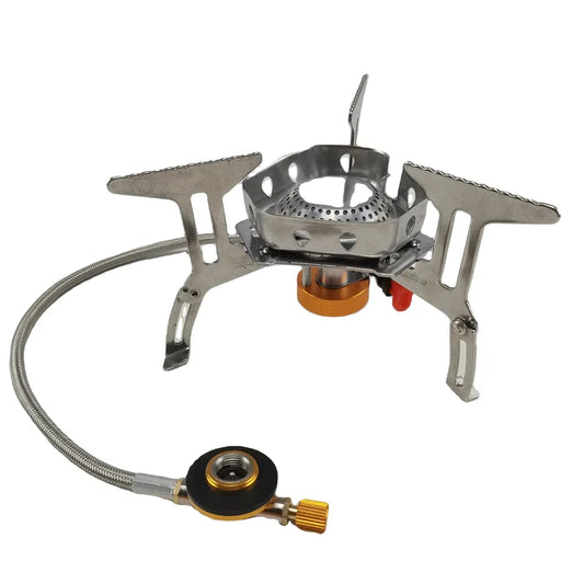 KTX-337043 Folding Mini Electric Gas Stove Cooker for Outdoor Picnic and Camping Use