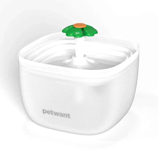 KTX-398227 Pet Water Fountain with 2L BPA-Free Capacity and 360° Water Outlet, Automated Filter System and Ultra-Quiet Pump