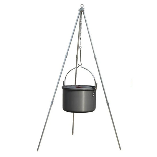 KTX-418387 Durable Aluminium Alloy Tripod Cooking Stand for Outdoor Camping and Picnics