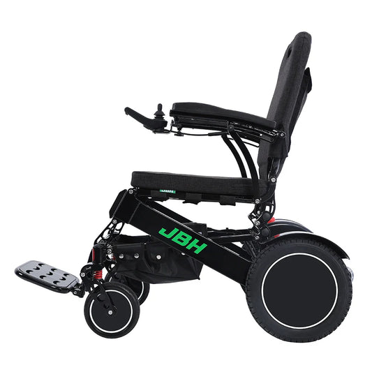 KTX-433555 Folding Electric Wheelchair with Removable Battery, 20km Driving Range, Aluminum Alloy Frame, D36 Model