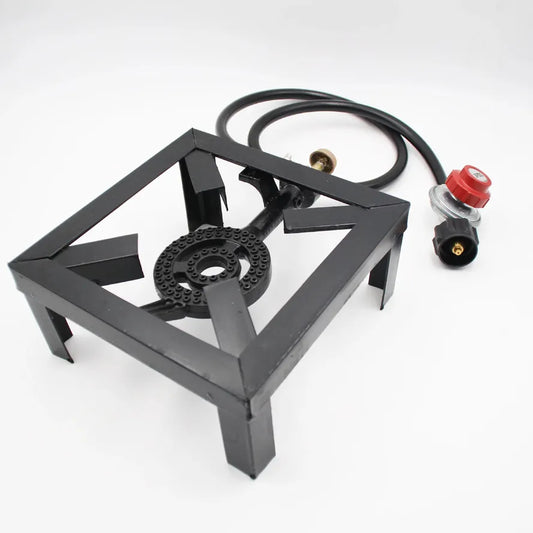 KTX-435347 High-Performance Stable Iron Propane Camping Stove for Outdoor Cooking