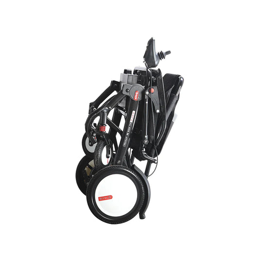 KTX-466323 Lightweight Portable Folding Electric Wheelchair with Brushless Motors - 16kg, 100kg Capacity, 12Ah Lithium Battery