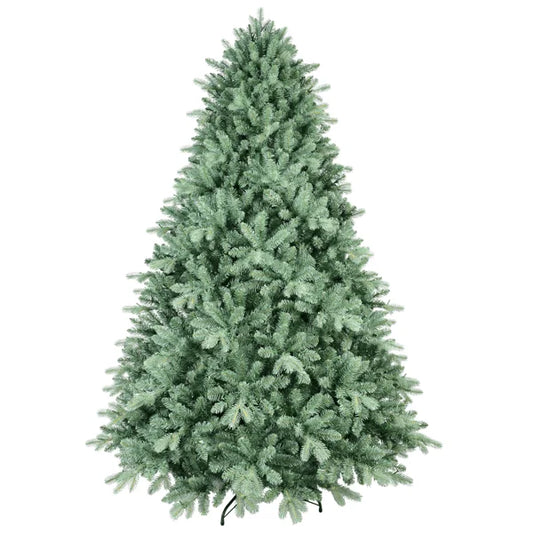 KTX-476115 Premium 7.5ft Artificial Christmas Tree with Blue Green Tint and Mixed Branch Tips