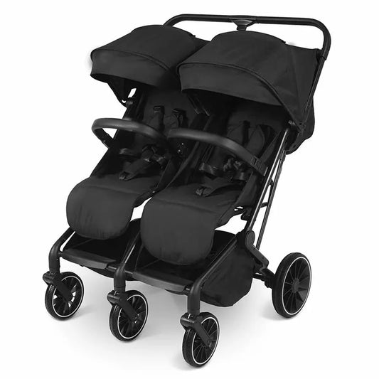 KTX-502867 Lightweight Side-by-Side Double Umbrella Stroller with Ample Storage for Travel