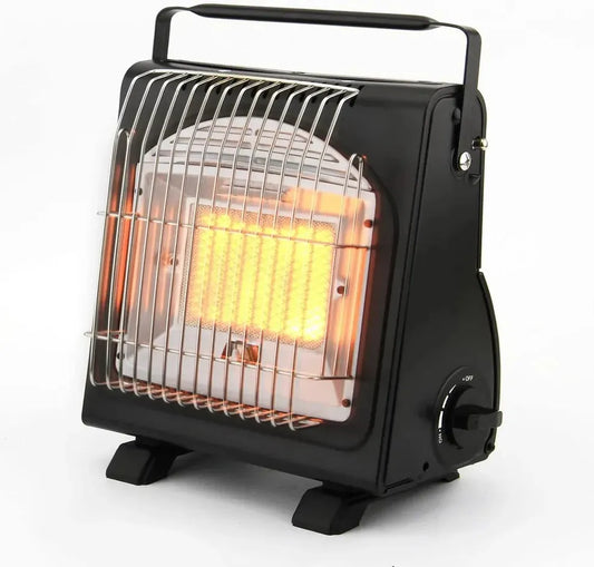 KTX-505171 Portable Cast Iron Single Burner Gas Stove Heater with Ceramic Surface for Outdoor Cooking