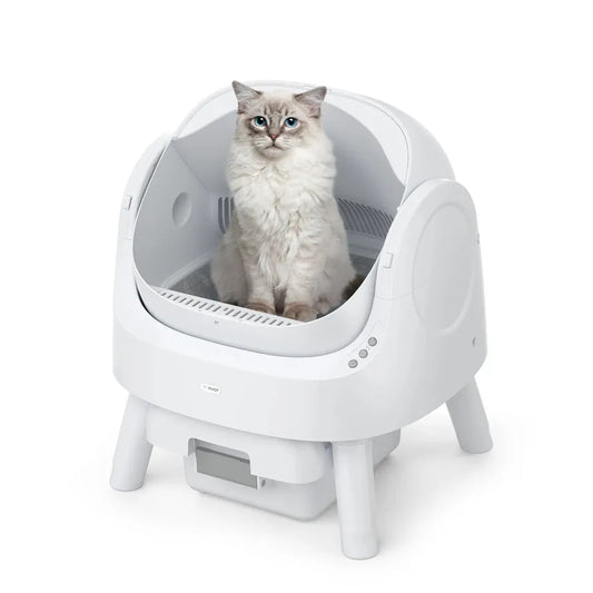 KTX-560915 Fully Automatic Cat Litter Box with Large Open Design for Effortless Cleaning