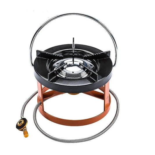 KTX-566419 Portable Outdoor Camping Stove with Holder - Lightweight Gas Stove for Easy Transportation