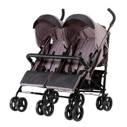 KTX-601171 Lightweight Twin Umbrella Stroller for Infants and Toddlers with Easy Fold and Adjustable Canopy