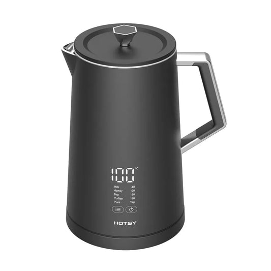 KTX-628755 Electric Kettle 2200W Double Layer 1.7L Stainless Steel with Digital Control