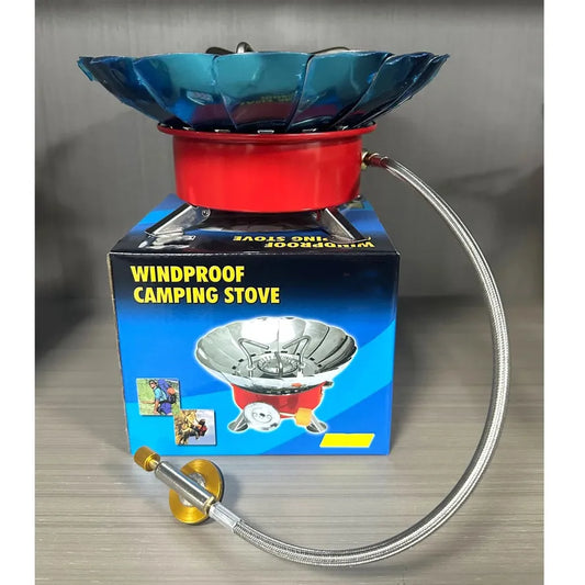KTX-664723 Portable Folding Camping Gas Stove - One Burner for Outdoor Cooking
