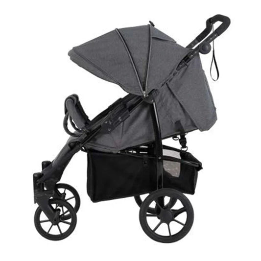 KTX-699475 2-in-1 Luxury Twin Stroller with High Landscape Design, Aluminium Frame and Dual Baskets for Infants