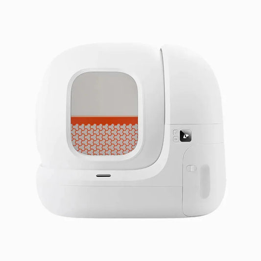 KTX-790291 Automatic Self-Cleaning Cat Litter Box with App Control, 7L Waste Capacity, White